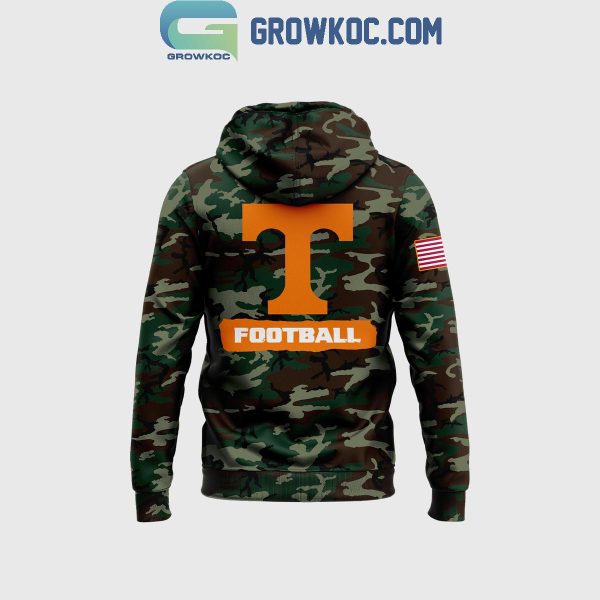 Tennessee Volunteers Football Vols Camo 2024 Salute To Service  Hoodie T-Shirt