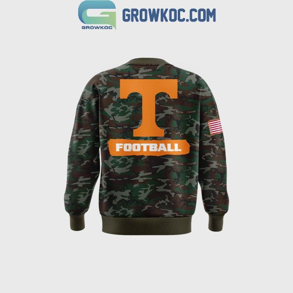 Tennessee Volunteers Football Vols Camo 2024 Salute To Service  Hoodie T-Shirt