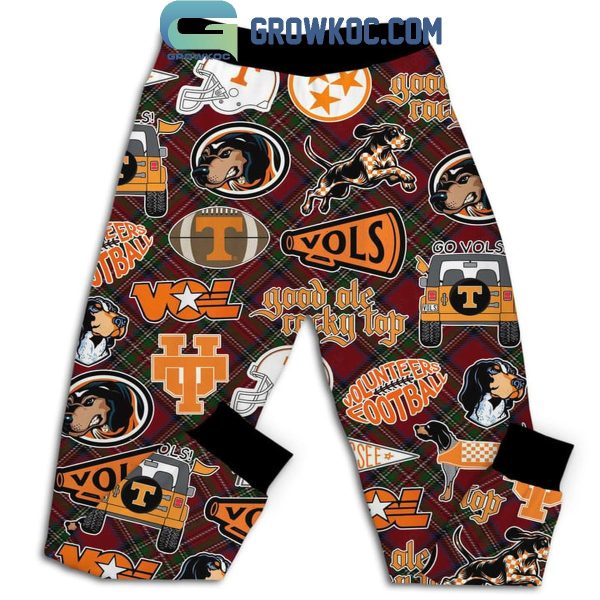 Tennessee Volunteers Have Yourself A Vols Christmas Holidays Fleece Pajamas Set