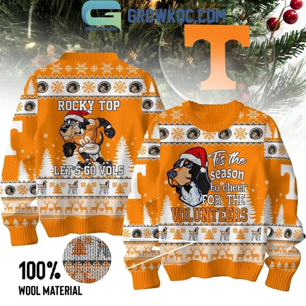 Tennessee Volunteers Let’s Go Vols Christmas Rocky Top Ugly Sweater