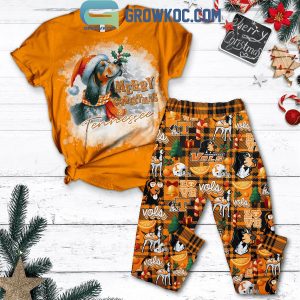 Tennessee Volunteers Merry Vol-mas Christmas Rocky Top Fleece Pajamas Set