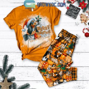 Tennessee Volunteers Merry Vol-mas Christmas Rocky Top Fleece Pajamas Set