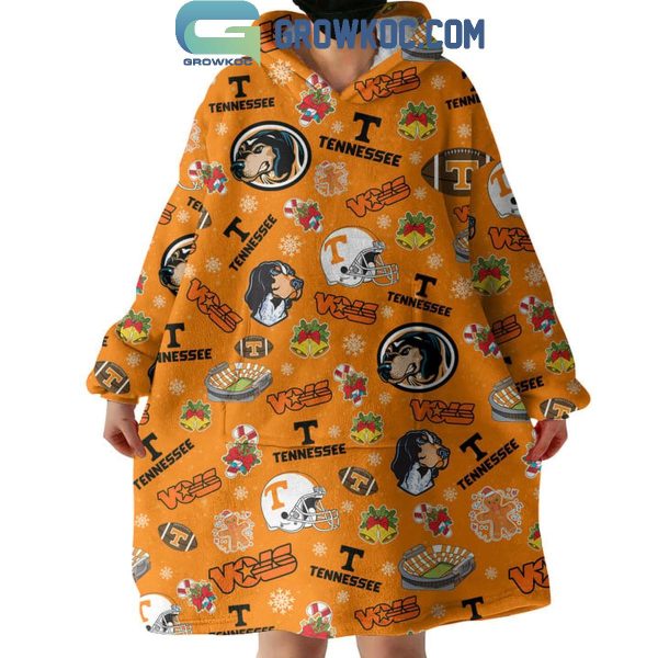 Tennessee Volunteers Vols Rocky Top 2024 Christmas Oodie Hoodie Blanket