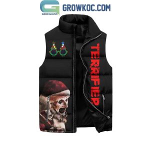 Terrifier 3 Christmas The Most Terrifying Time Sleeveless Puffer Jacket