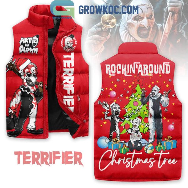 Terrifier Rocking Around Christmas Tree Sleeveless Puffer Jacket