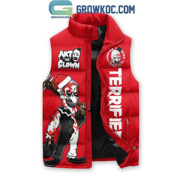 Terrifier Rocking Around Christmas Tree Sleeveless Puffer Jacket