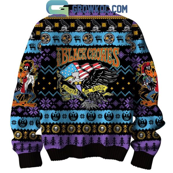 The Black Crowes A Morica Or Bust Christmas 2024 Ugly Sweater