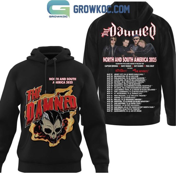 The Damned North And South America 2025 Hoodie T-Shirt