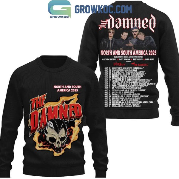 The Damned North And South America 2025 Hoodie T-Shirt