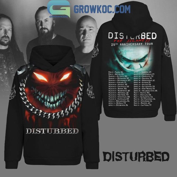 The Disturbed Ready For 2025 Showtime Schedule Hoodie T-Shirt