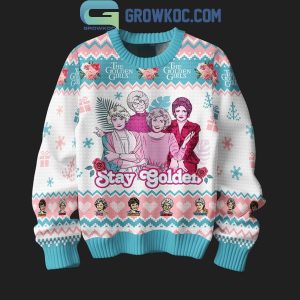 The Golden Girls Stay Golden Merry 2024 Christmas Ugly Sweater