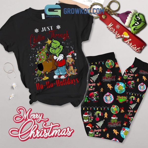 The Grinch Ho Ho Holidays Christmas 2024 Fleece Pajamas Set