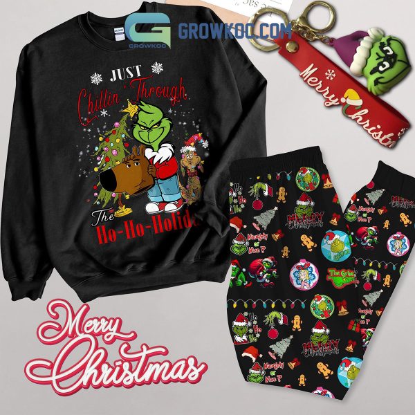 The Grinch Ho Ho Holidays Christmas 2024 Fleece Pajamas Set