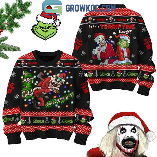 The Grinch Is This Terrifying Everyday Merry 2024 Christmas Ugly Sweater