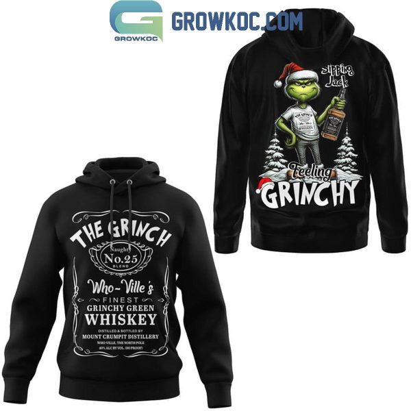 The Grinch Who-Ville’s Grinchy Green Whiskey Slipping Jack Hoodie T-Shirt