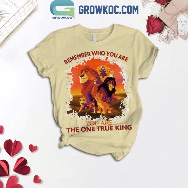 The Lion King Remember Who You Are The True King 2025 Fleece Pajamas Set