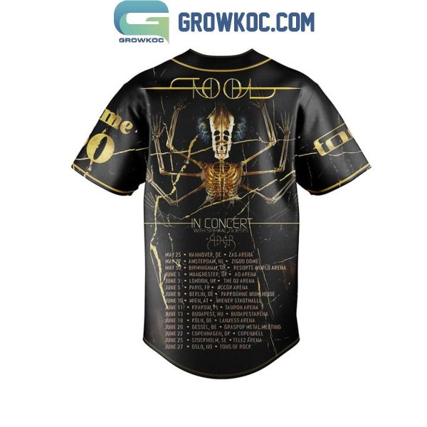 Tool In Concert 2025 With Special Guest Spider Personalized Baseball Jersey