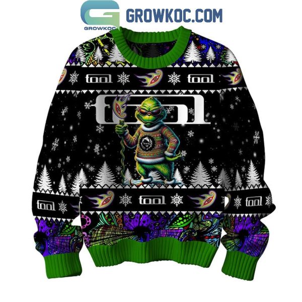 Tool Over Thinking Over Analyzing The Grinch Christmas Ugly Sweater