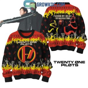 Twenty One Pilots Pardon My Delay I’m Navigating Ugly Sweater
