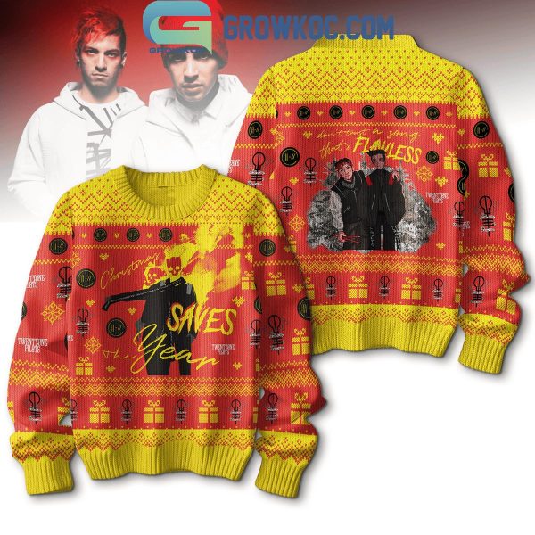 Twenty One Pilots Saves Year Flawless Christmas Ugly Sweater