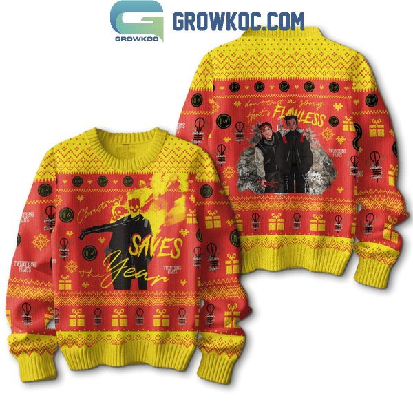 Twenty One Pilots Saves Year Flawless Christmas Ugly Sweater