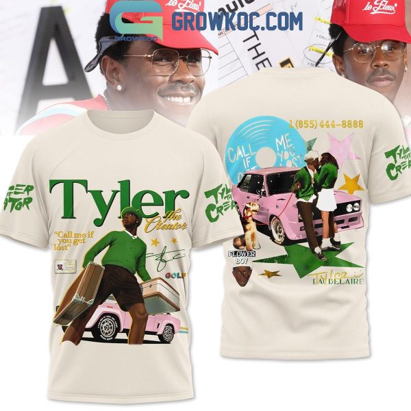 Tyler The Creator Flower Boy Call Me If You Need Hoodie T-Shirt