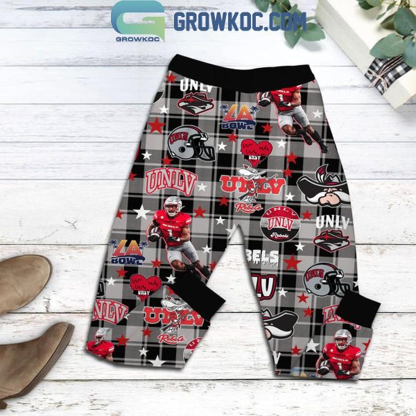 UNLV Rebels Win With The LA Bowl 2024 Fleece Pajamas Set