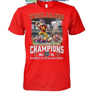 USC Trojans SRS Distribution Las Vegas Bowl Champions 2024 T-Shirt