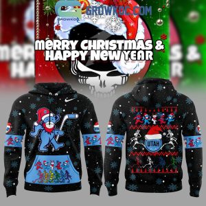 Utah Hockey Club Grateful Dead 2025 Christmas Happy New Year Hoodie Long Pants