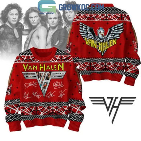 Van Halen Is All I Want For Christmas Holidays Ugly Sweater