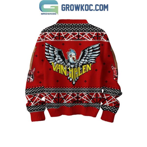 Van Halen Is All I Want For Christmas Holidays Ugly Sweater