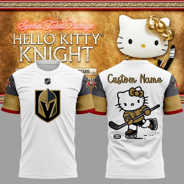 Vegas Golden Knights 2024 Hello Kitty Love Hoodie T-Shirt