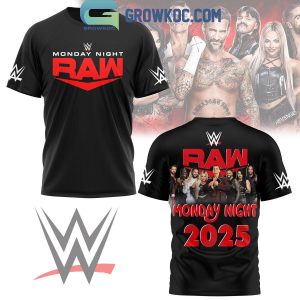 WWE Raw Monday Night 2025 Celebration Hoodie T-Shirt