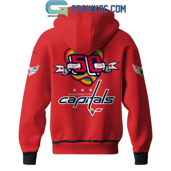 Washington Capitals 2024 Pride Night Hoodie Long Pants