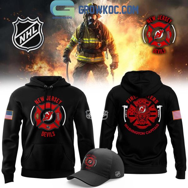 Washington Capitals Night Of 2024 Firefighter Appreciation Celebrate Hoodie T-Shirt