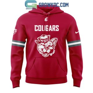 Washington State Cougars Personalized Red Hoodie T Shirt