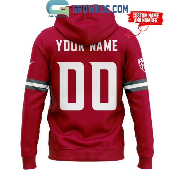 Washington State Cougars Personalized Red Hoodie T Shirt