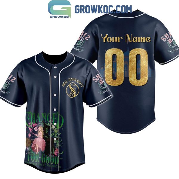 Wicked Change For Good 2024 Memories Personalized Baseball Jersey