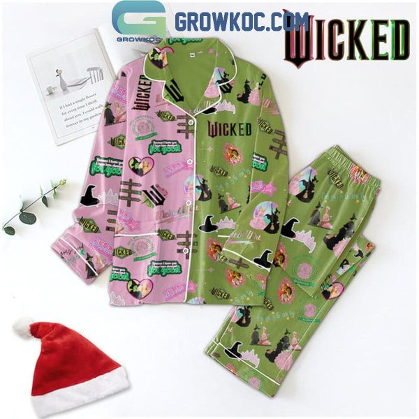 Wicked Just Be Good For Christmas 2024 Polyester Pajamas Set