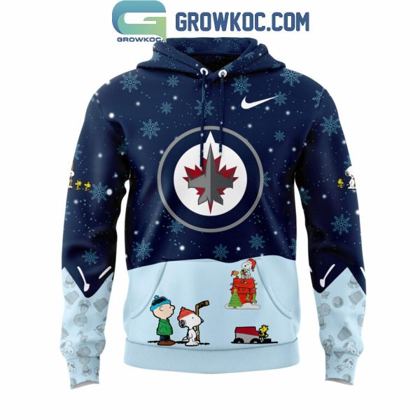 Winnipeg Jets Peanuts Snoopy 2024 Hockey Time Hoodie Long Pants