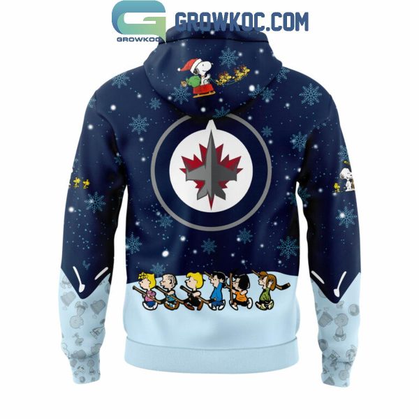 Winnipeg Jets Peanuts Snoopy 2024 Hockey Time Hoodie Long Pants