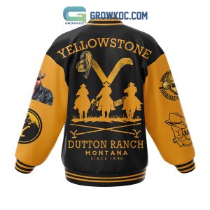 Yellowstone Dutton Ranch Montana Since 1886 Baseball Jacket