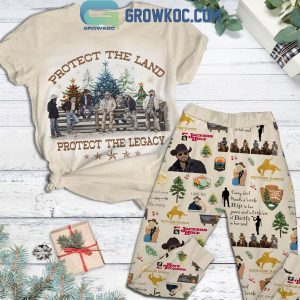 Yellowstone Protect The Land Protect The Legacy 2024 Fleece Pajamas Set