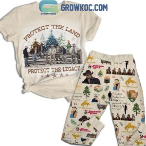 Yellowstone Protect The Land Protect The Legacy 2024 Fleece Pajamas Set