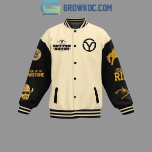 Yellowstone Your Rank Your Rules EST 1886 Dutton Baseball Jacket