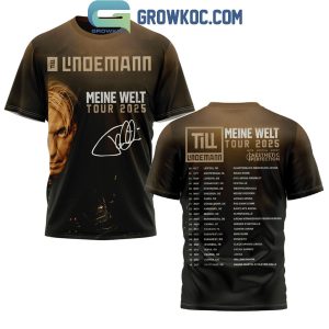 Lindemann Meine Welt Tour 2025 Hoodie T-Shirt