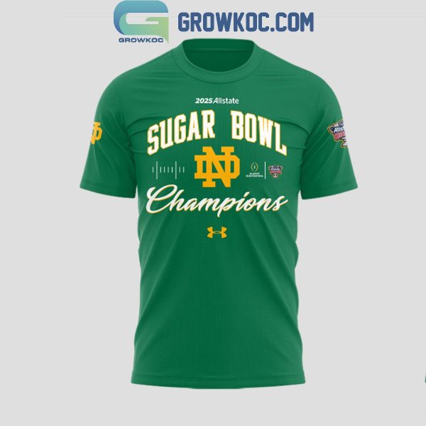 Notre Dame Fighting Irish Sugar Bowl Champions Green Hoodie T Shirt