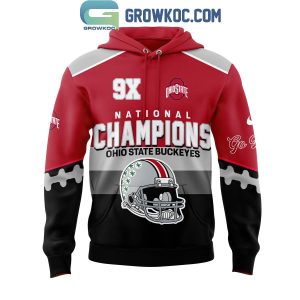 Ohio State Buckeyes 9x National Champions Hoodie T Shirt