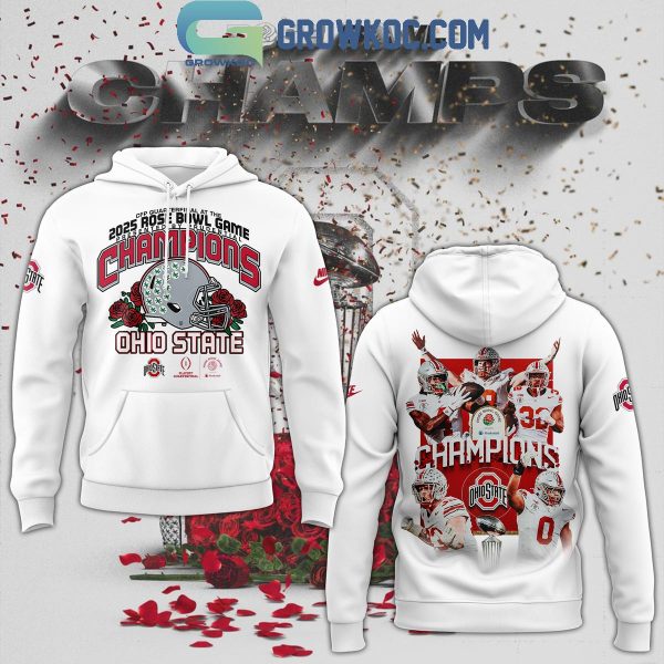 Ohio State Buckeyes Football Rose Bowl Game Champions It’s 2025 Hoodie T-Shirt