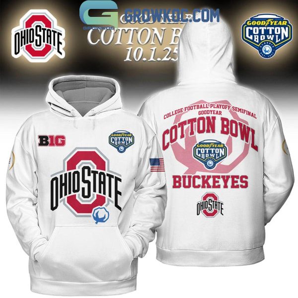 Ohio State Buckeyes Good Year Cotton Bowl 2025 Be Ready Hoodie T-Shirt